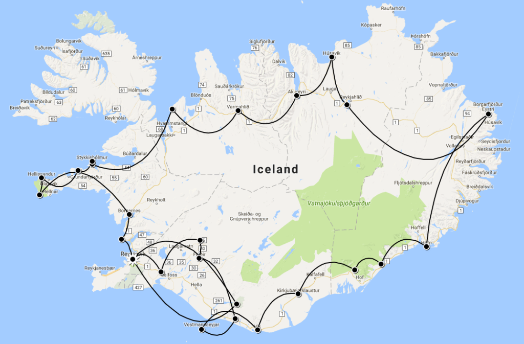 Iceland itinerary